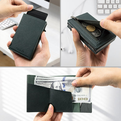 S Magnetic Saffiano Verde