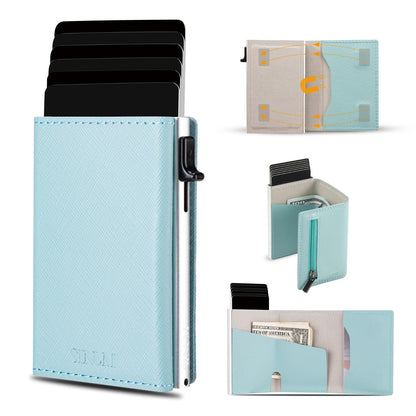 S Magnetic Saffiano Turchese