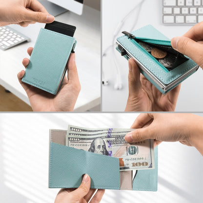 S Magnetic Saffiano Turchese