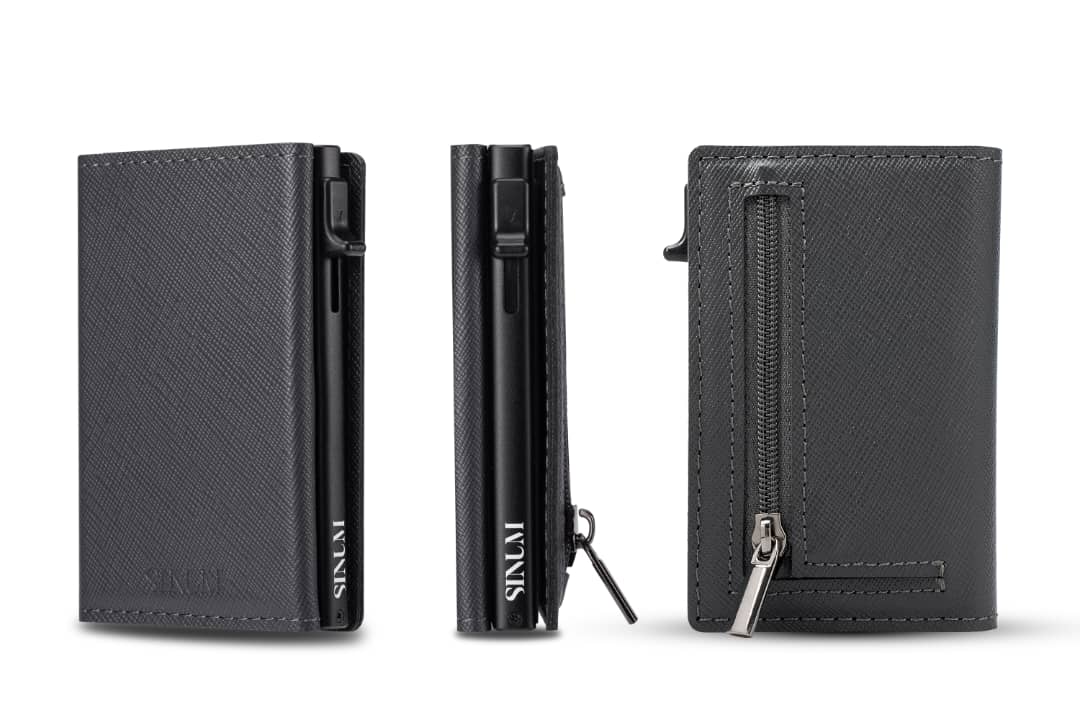 S Magnetic Saffiano Grigio