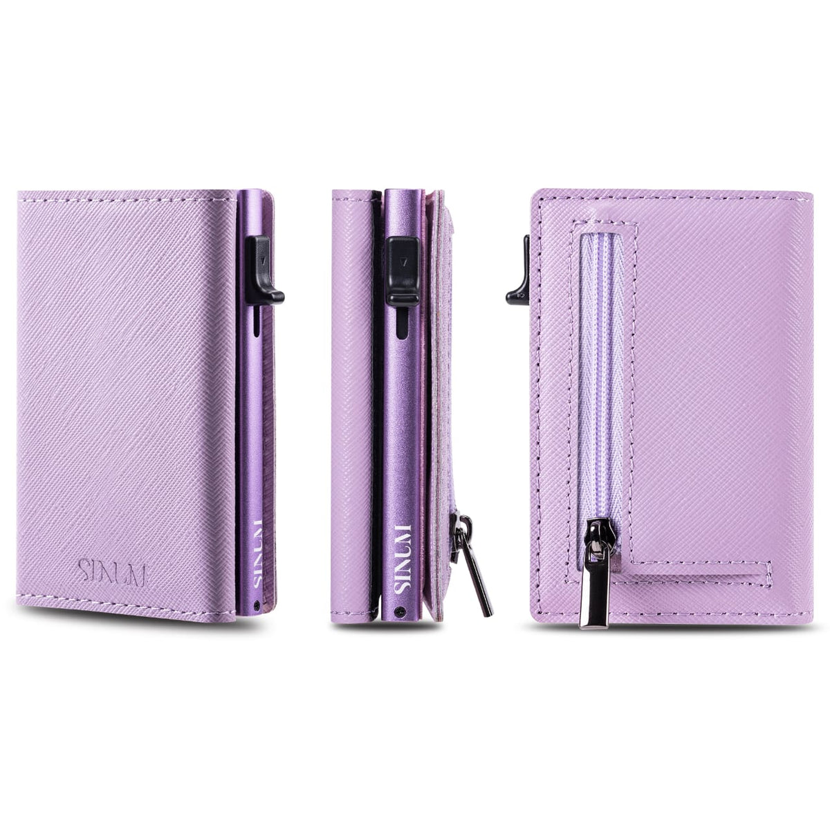 S Magnetic Saffiano Viola